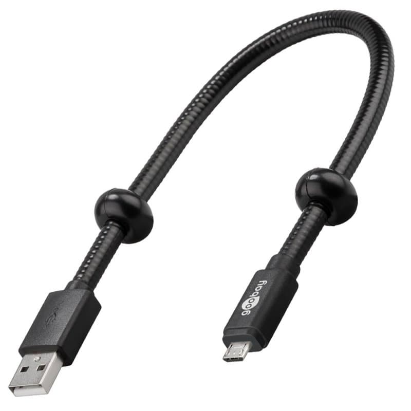 Câble col de cygne micro USB, support de dispositif de charge et de synchronisation pour les appareils Android