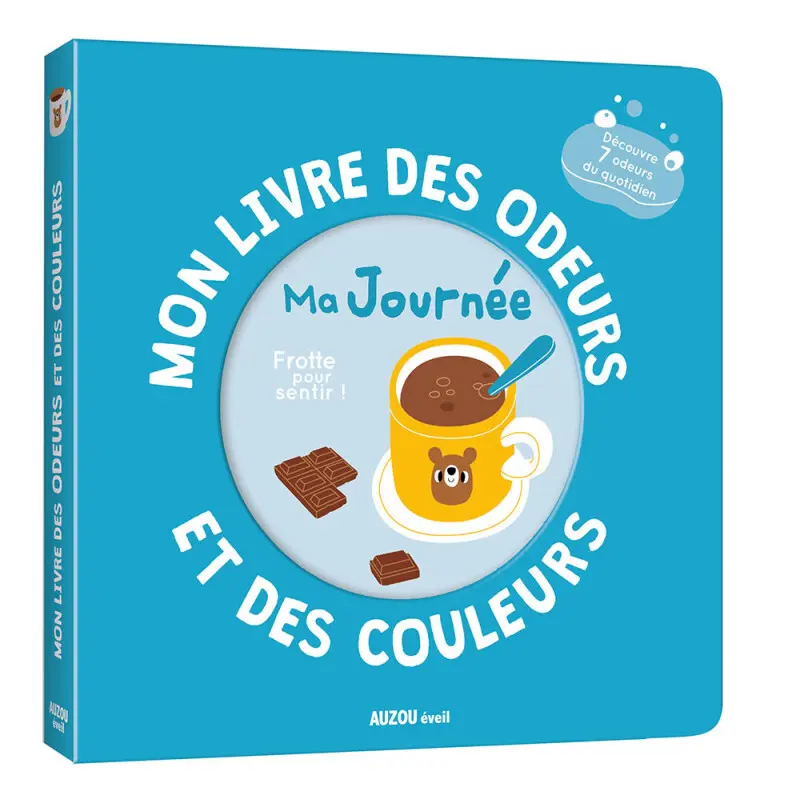 Livre pour Mon livre des odeurs et des couleurs Ma journée Auzou